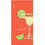 Feel & Touch Drinks Margarita Πετσέτα Θαλάσσης Microfiber Κόκκινη 80x160cm