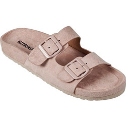 Mitsuko Γυναικεία Σανδάλια Suede Μπεζ SA66315W