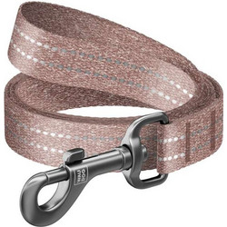 Waudog Reflective Λουρί Σκύλου 5m x 15mm Καφέ