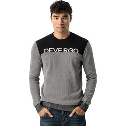 Devergo Ανδρικό Πουλόβερ Γκρι 1D23FW6010LS1101-16