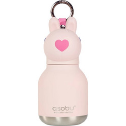 Asobu Mini Bestie Bunny Παιδικό Παγούρι Θερμός Ανοξείδωτο BPA Free Ροζ 200ml