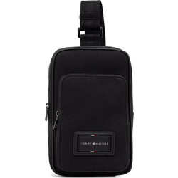 Tommy Hilfiger Ανδρική Τσάντα Στήθους Μαύρη AM0AM14466-BDS