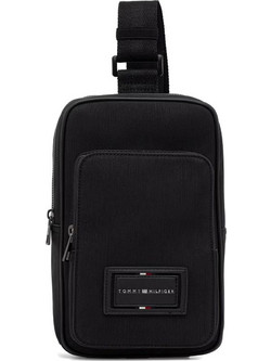 Tommy Hilfiger Ανδρική Τσάντα Στήθους Μαύρη AM0AM14466-BDS