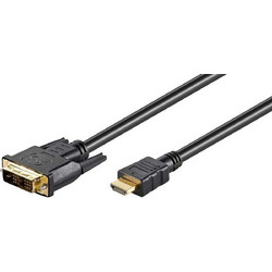 Microconnect Καλώδιο HDMI Male to DVI-D Male 5m Black HDM191815