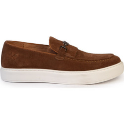 Versace 19V69 Ανδρικά Μοκασίνια Loafers Καστόρινα Ταμπά YO-T25619-20
