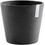 Ecopots Amsterdam 40 Γλάστρα Στρογγυλή Πλαστική Ανθρακί 40x35cm 9324