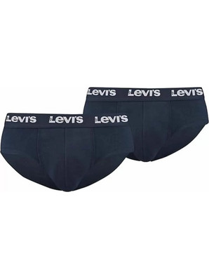 Levi's Ανδρικά Σλιπ Βαμβακερά Navy Μπλε 2Pack 701237957-002