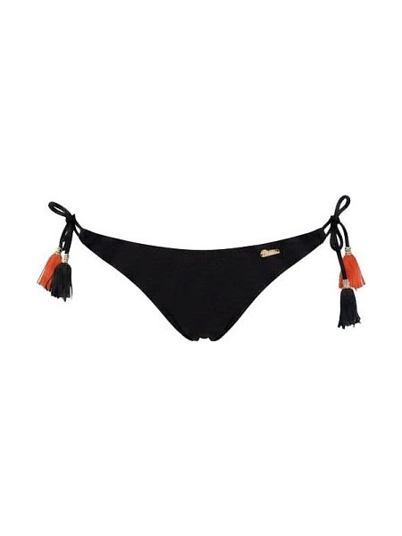 Marko Yenn Bikini Slip Μαύρο Πορτοκαλί M-838