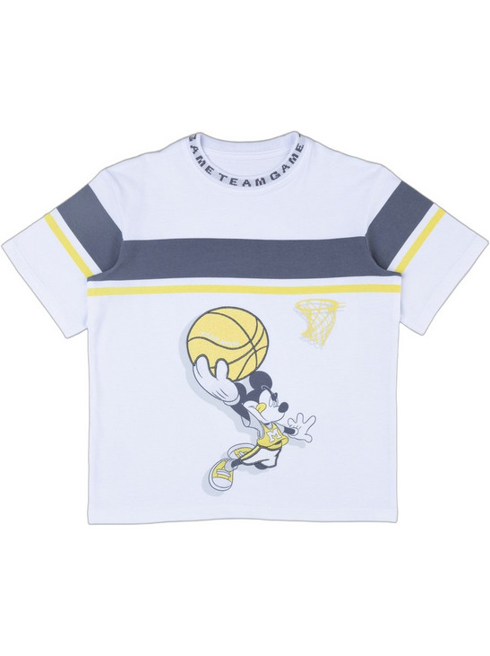 Prenatal Mickey Mouse Παιδικό T-Shirt Κοντομάνικο Λευκό Navy Μπλε 1570335
