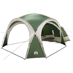 vidaXL Τέντα Παραλίας Πράσινη 410x410x250cm 42028681