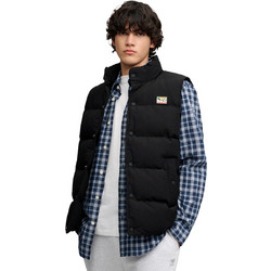 Superdry Αμάνικο Ανδρικό Μπουφάν Puffer Μαύρο M5012426A-12A