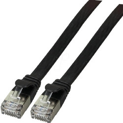 EFB Elektronik U/FTP Cat.6a Καλώδιο Δικτύου Ethernet 0.15m Black K5545SW.0,15