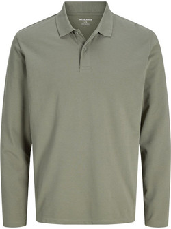 Jack & Jones Ανδρική Μπλούζα Polo Μακρυμάνικη Πράσινο Mint 12306293