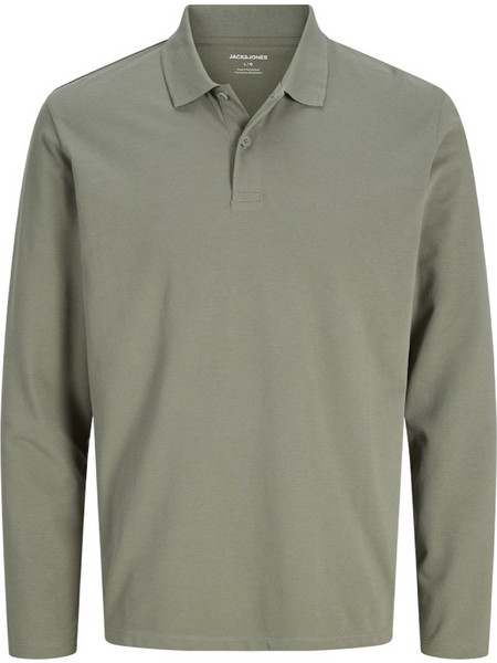 Jack & Jones Ανδρική Μπλούζα Polo Μακρυμάνικη Πράσινο Mint 12306293