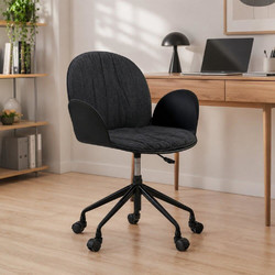 Nextdeco Καρέκλα Γραφείου Μαύρη 51212-09