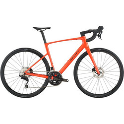 Scott Addict 50 Ποδήλατο Δρόμου 28" Carbon με 24 Ταχύτητες και Δισκόφρενα Πορτοκαλί