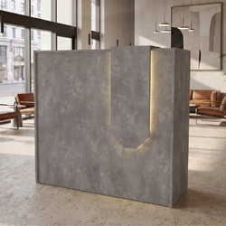Megapap Navita Γραφείο Reception Ξύλινο 113.6x42x111.8cm GP042-0348,4