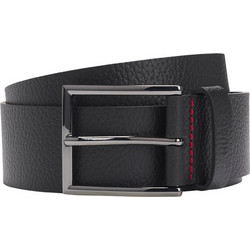 Hugo Boss Giaspo Gr Ανδρική Ζώνη Δερμάτινη Μαύρη 50471562-002