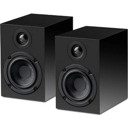 Project Speaker Box 3 E Ζεύγος Ηχείων Hi-Fi Βιβλιοθήκης 80W 2 Δρόμων Carbon Satin Black