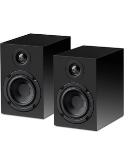 Project Speaker Box 3 E Ζεύγος Ηχείων Hi-Fi Βιβλιοθήκης 80W 2 Δρόμων Carbon Satin Black