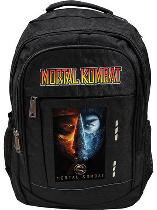 Takeposition Mortal Kombat Σχολική Τσάντα Πλάτης Δημοτικού Μαύρη 978-4521