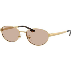 Ray-Ban RB3774D 001 Γυναικεία Γυαλιά Ηλίου Cat Eye Μεταλλικά Χρυσά με Μπεζ Φακό