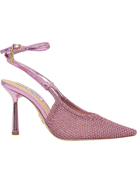 Steve Madden Γόβες Δερμάτινες με Τακούνι Στιλέτο με Λουράκι Ροζ SH11005271