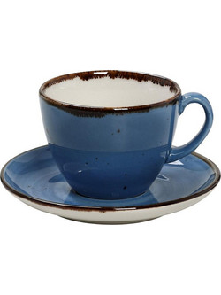Espiel Jumbo Φλιτζάνι Cappuccino Πορσελάνης Μπλε 350ml TLF110K6
