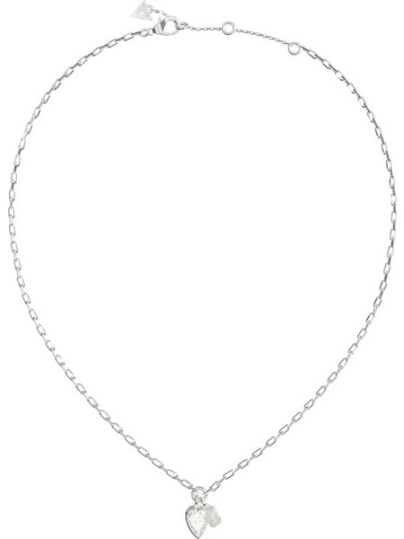 Crystal Crystal Love Γυναικείο Κολιέ Καρδιά από Ατσάλι Ασημί JUBN06359JWRHT