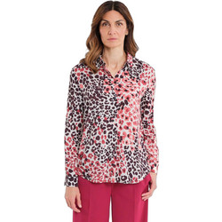 Gerry Weber Μακρυμάνικο Γυναικείο Πουκάμισο Μεταξωτό Φλοράλ Εκρού N71037713038
