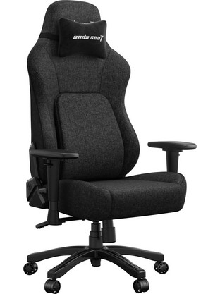 Anda Seat Phantom 4 Καρέκλα Gaming Υφασμάτινη με Ρυθμιζόμενα Μπράτσα Μαύρη AD18YSD-72-B-F-B01