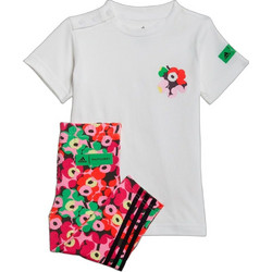 Adidas Marimekko Βρεφικό Σετ για Κορίτσι Καλοκαιρινό Μπεζ Πολύχρωμο H65812