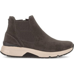 Gabor Γυναικεία Μποτάκια Chelsea Suede Σοκολατί 96881-006