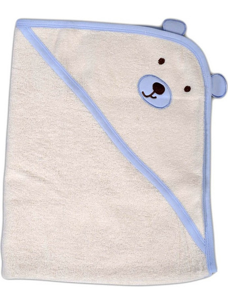 Cangaroo Baloo Βρεφικό Μπουρνούζι Κάπα Μπεζ Γαλάζιο 90x70cm
