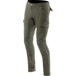 Dainese Cargo Slim Tapered Ανδρικό Παντελόνι Μηχανής Jean Καλοκαιρινό Χακί Πράσινο