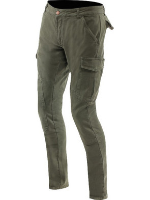 Dainese Cargo Slim Tapered Ανδρικό Παντελόνι Μηχανής Jean Καλοκαιρινό Χακί Πράσινο