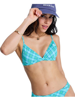Roxy Essentials Bikini Top Τριγωνάκι Τιρκουάζ ERJX305661-GHM4