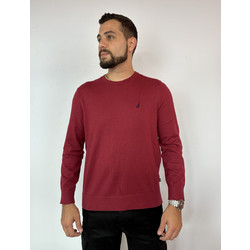 Nautica Ανδρική Πλεκτή Μπλούζα Μπορντό S47001-60P