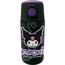 Graffiti Jolt Kuromi Παιδικό Παγούρι Θερμός Ανοξείδωτο Μαύρο 450ml