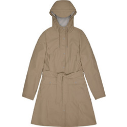 Rains Γυναικείο Μπουφάν Softshell Μακρύ Αδιάβροχο Μπεζ 18130-133