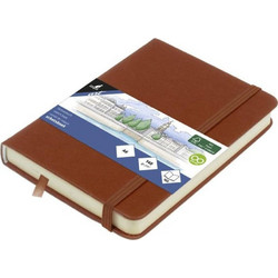 Kangaro Cognac Sketchbook A6 140gr/m² 160 Κρεμ Φύλλα