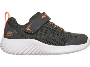 Skechers Παιδικά Sneakers Ανθρακί Πορτοκαλί 403905N-CHAR