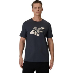 4F Ανδρικό Αθλητικό T-Shirt Ανθρακί 4FWSS26TTSHM2667-22S