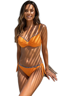 Marko Tamala Bikini Top με Ενίσχυση Πορτοκαλί M-825
