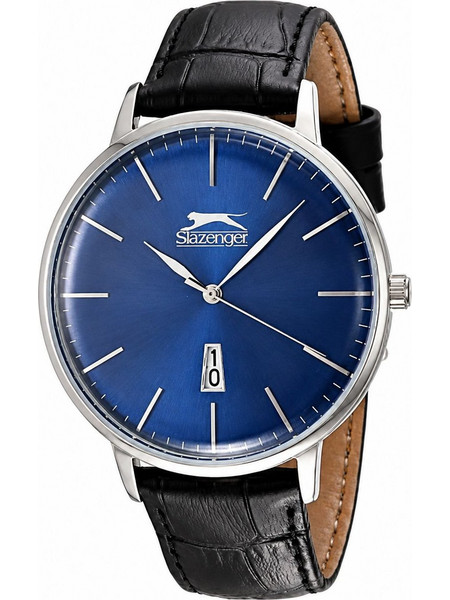 Slazenger Ανδρικό Ρολόι με Μαύρο Δερμάτινο Λουράκι SL96195101