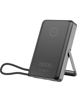 Energenie PB10-WPC15MS-01 Wireless Magsafe Power Bank 10000mAh 15W με Ενσωματωμένο Καλώδιο USB-C Power Delivery Black