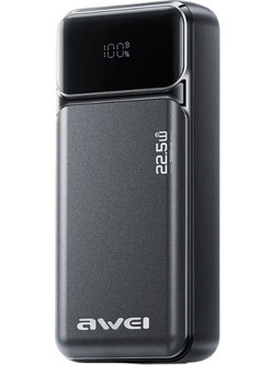 Awei PA-92 Power Bank 20000mAh 22.5W με Θύρα USB-A & 2 Θύρες USB-C Power Delivery Black