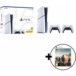 Sony PlayStation 5 Slim & 2x DualSense & Battlefield 6 1TB