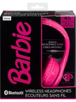 iHome Barbie Premium MI-B52 Ενσύρματα Παιδικά Ακουστικά On Ear Φούξια