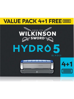 Wilkinson Sword Hydro5 Skin Protection Regular Ανταλλακτικά Ξυραφάκια με 5 Λεπίδες & Λιπαντική Ταινία 5τμχ